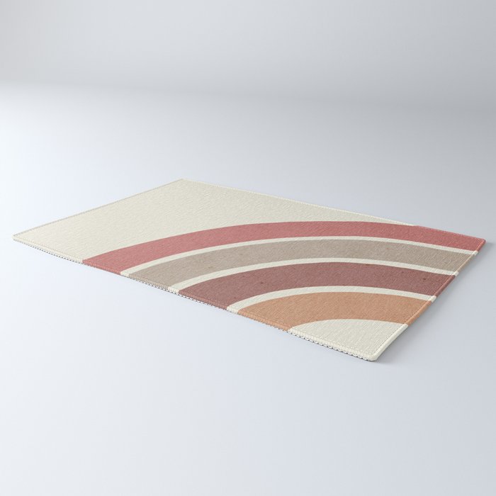 Abstract rainbow 1 Rug Gallery Image 3