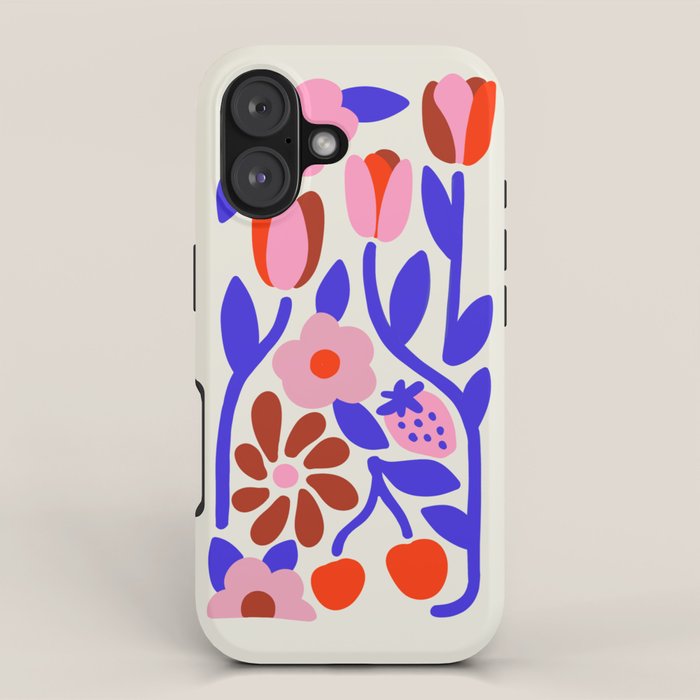 Folk Flowers iPhone Case Gallery Image 1