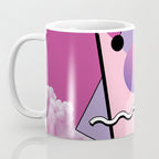 Vaporwave sky 5 / Pink Sky / 80s / 90s / aesthetic Coffee Mug Gallery Image 3
