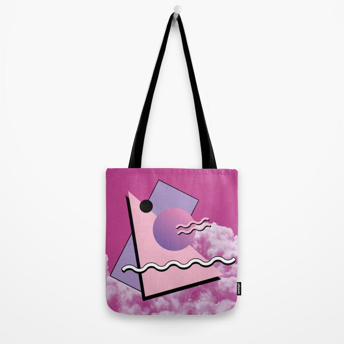 Vaporwave sky 5 / Pink Sky / 80s / 90s / aesthetic Tote Bag Gallery Image 2