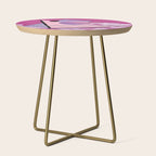 Vaporwave sky 5 / Pink Sky / 80s / 90s / aesthetic Side Table Gallery Image 1