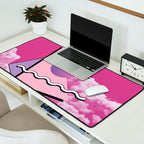 Vaporwave sky 5 / Pink Sky / 80s / 90s / aesthetic Desk Mat Gallery Image 2
