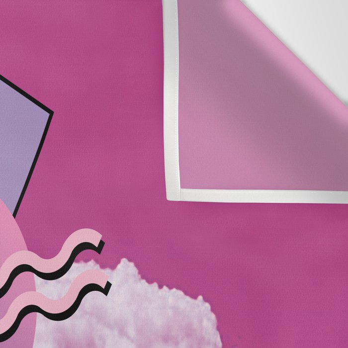Vaporwave sky 5 / Pink Sky / 80s / 90s / aesthetic Wall Tapestry Gallery Image 3
