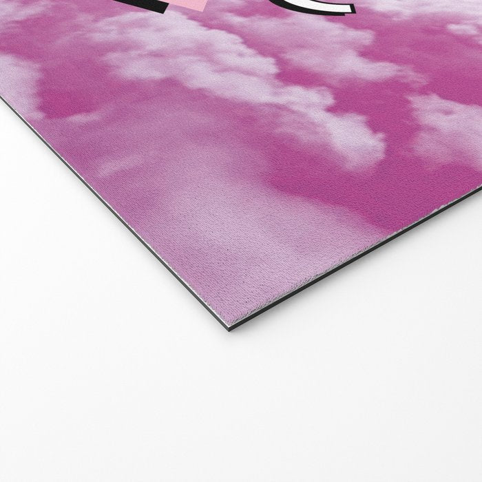 Vaporwave sky 5 / Pink Sky / 80s / 90s / aesthetic Welcome Mat Gallery Image 2