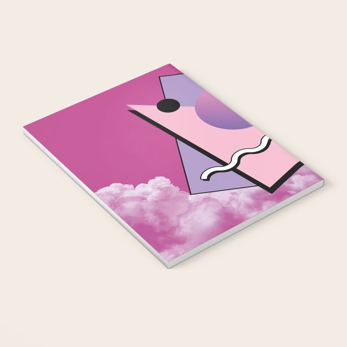 Vaporwave sky 5 / Pink Sky / 80s / 90s / aesthetic Notebook Gallery Image 3