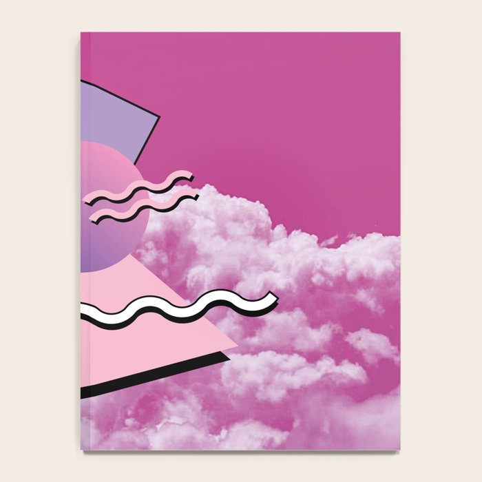 Vaporwave sky 5 / Pink Sky / 80s / 90s / aesthetic Notebook Gallery Image 4
