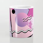 Vaporwave sky 5 / Pink Sky / 80s / 90s / aesthetic Coffee Mug Gallery Image 4