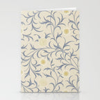 William Morris Vintage Scroll Parchment Mineral Stationery Card Gallery Image 2