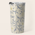 William Morris Vintage Scroll Parchment Mineral Travel Mug Gallery Image 3