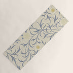 William Morris Vintage Scroll Parchment Mineral Yoga Mat Gallery Image 1