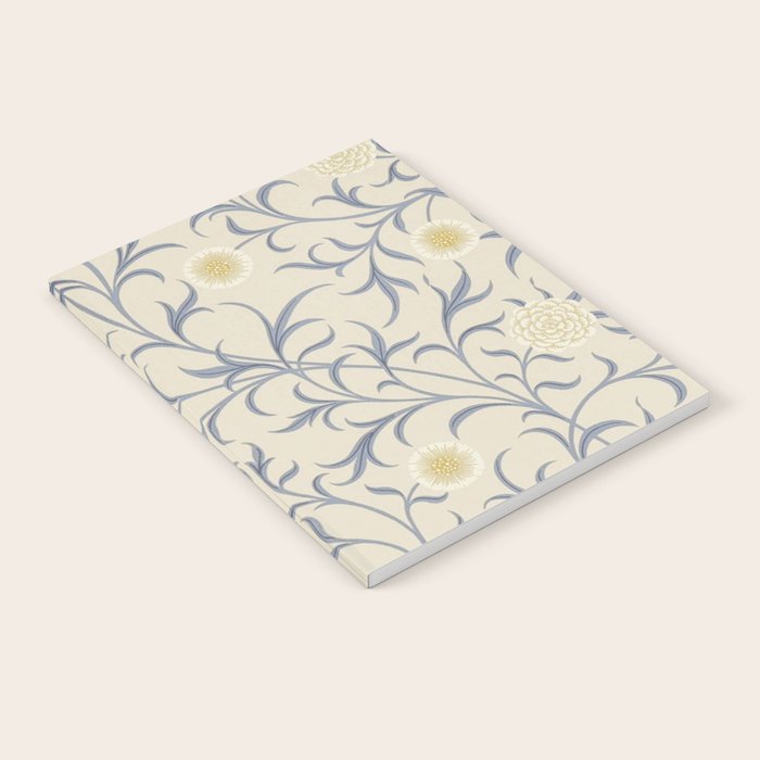 William Morris Vintage Scroll Parchment Mineral Notebook Gallery Image 2