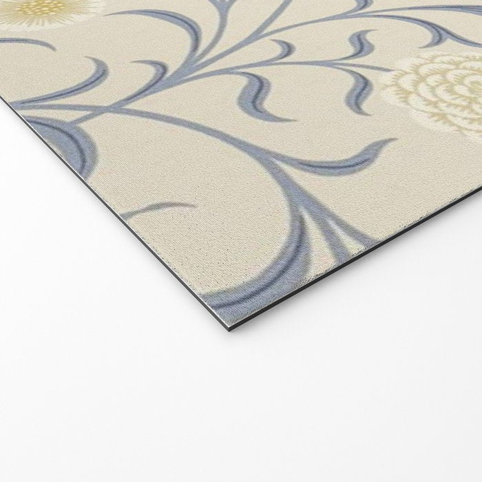 William Morris Vintage Scroll Parchment Mineral Welcome Mat Gallery Image 2