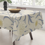 William Morris Vintage Scroll Parchment Mineral Tablecloth Gallery Image 3