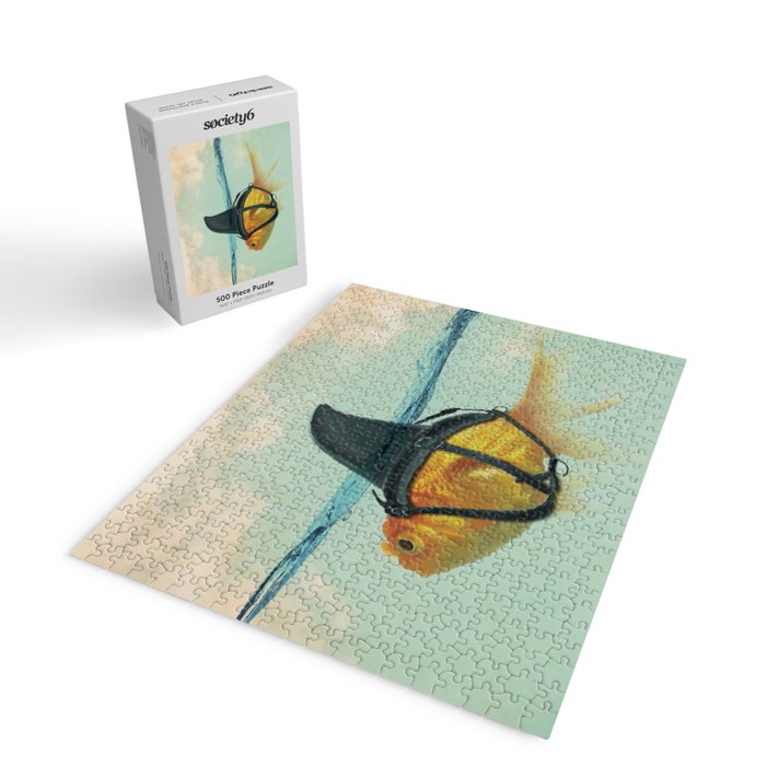 Brilliant DISGUISE - Goldfish with a Shark Fin Jigsaw Puzzle Gallery Image 2