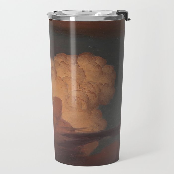 "Cloud Study" by Knud Baade, 1850 Travel Mug Gallery Image 2