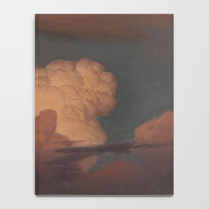 "Cloud Study" by Knud Baade, 1850 Notebook Gallery Image 4