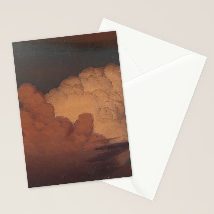 "Cloud Study" by Knud Baade, 1850 Stationery Card Gallery Image 2