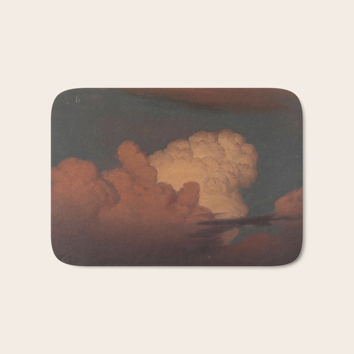"Cloud Study" by Knud Baade, 1850 Bath Mat Gallery Image 1