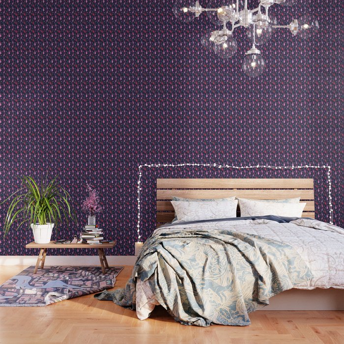 Festive Celebration Pattern  Holiday Champagne Bottles  and Cheers Wallpaper Gallery Image 3