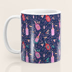 Festive Celebration Pattern  Holiday Champagne Bottles  and Cheers Coffee Mug Gallery Image 3