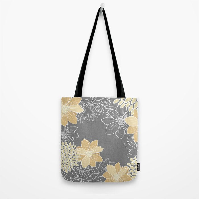 Livia Floral Print Tote Bag Gallery Image 2