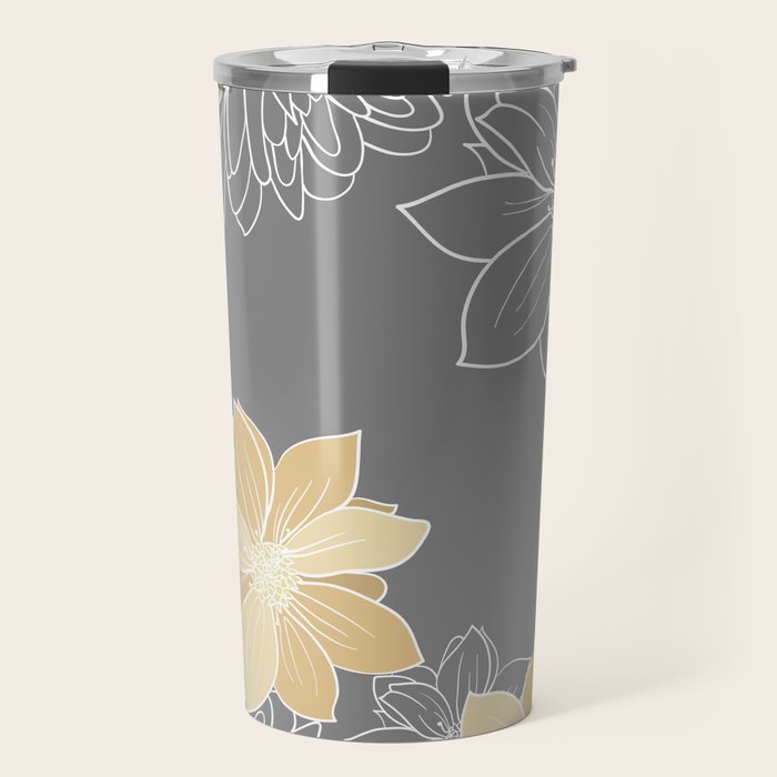 Livia Floral Print Travel Mug Gallery Image 1