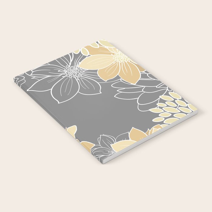 Livia Floral Print Notebook Gallery Image 2