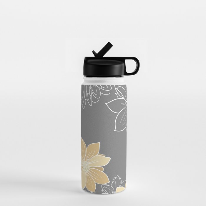 Livia Floral Print Water Bottle Gallery Image 1