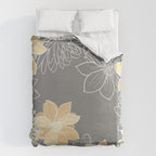 Livia Floral Print Duvet Cover Gallery Image 6