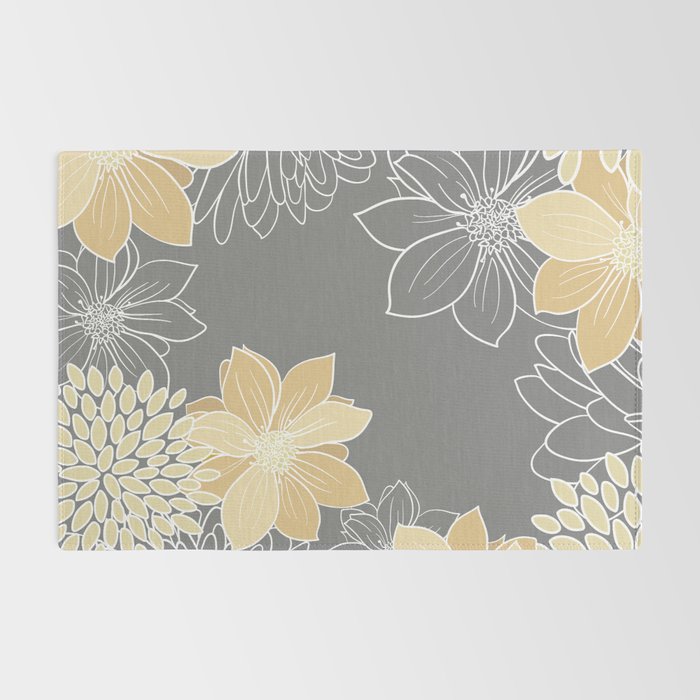 Livia Floral Print Rug Gallery Image 2