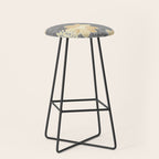 Livia Floral Print Stool Gallery Image 1