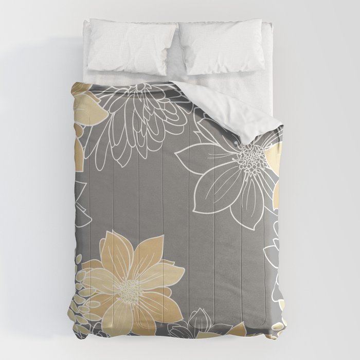 Livia Floral Print Comforter Gallery Image 6