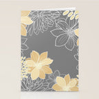 Livia Floral Print Stationery Card Gallery Image 2