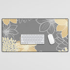 Livia Floral Print Desk Mat Gallery Image 1