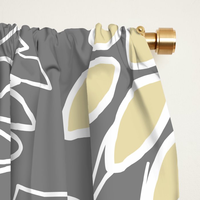 Livia Floral Print Window Curtain Gallery Image 2