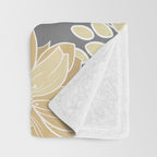 Livia Floral Print Throw Blanket Gallery Image 3