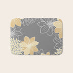 Livia Floral Print Bath Mat Gallery Image 1