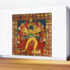Tibetan Buddhist Kalachakra Wheel Time 1400s Wall Mural Gallery Image 2