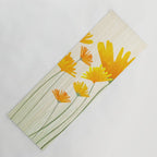 Golden Poppy Field Yoga Mat Gallery Image 1