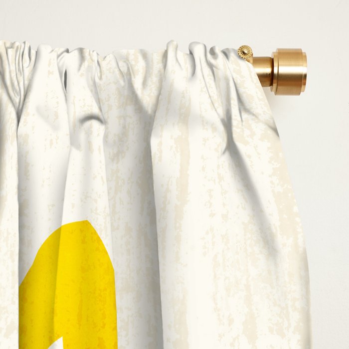 Golden Poppy Field Window Curtain Gallery Image 2