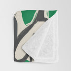 Abstract Botany 4 Throw Blanket Gallery Image 3