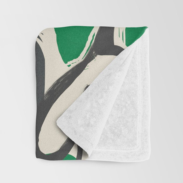 Abstract Botany 4 Throw Blanket Gallery Image 3