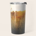 Golden - Beach vegetation at sunset - Botanic, nature and golden light Travel Mug Gallery Image 2