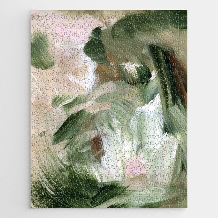 Sage green and beige vol.4.1 Jigsaw Puzzle Gallery Image 1