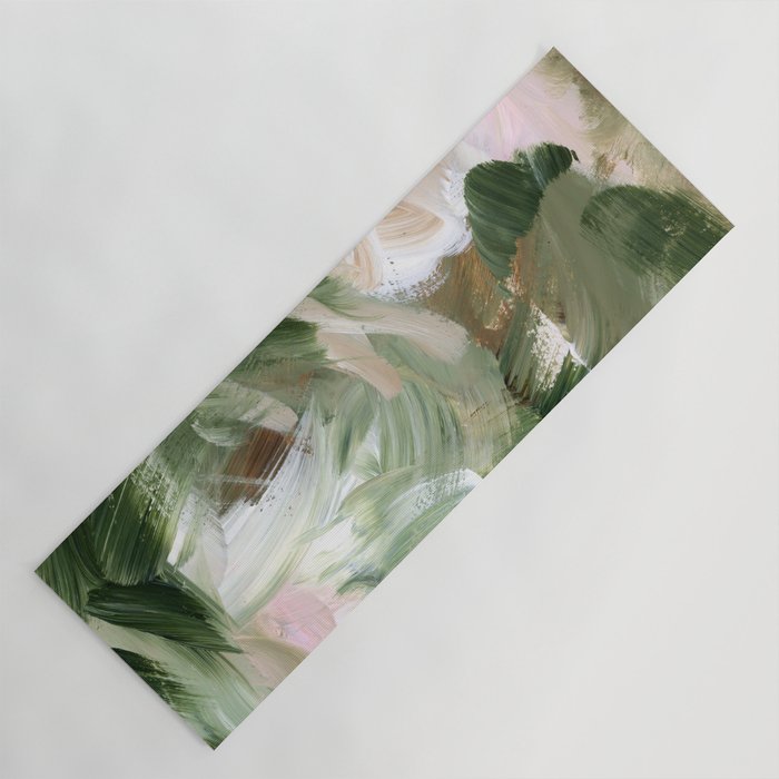 Sage green and beige vol.4.1 Yoga Mat Gallery Image 1