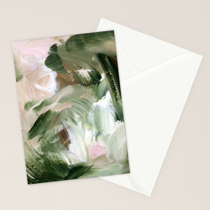 Sage green and beige vol.4.1 Stationery Card Gallery Image 2
