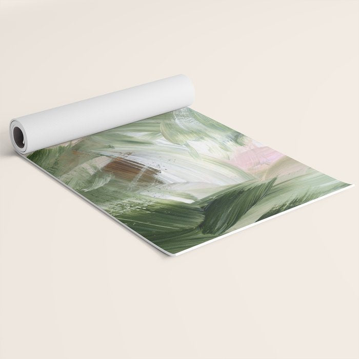 Sage green and beige vol.4.1 Yoga Mat Gallery Image 2