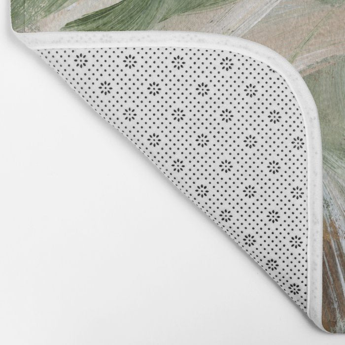 Sage green and beige vol.4.1 Bath Mat Gallery Image 2