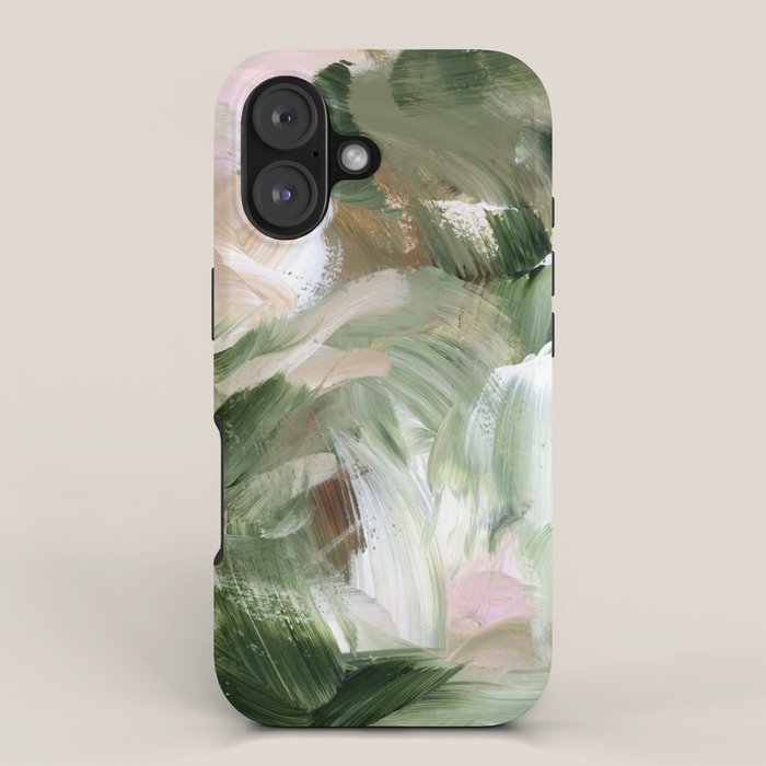 Sage green and beige vol.4.1 iPhone Case Gallery Image 1