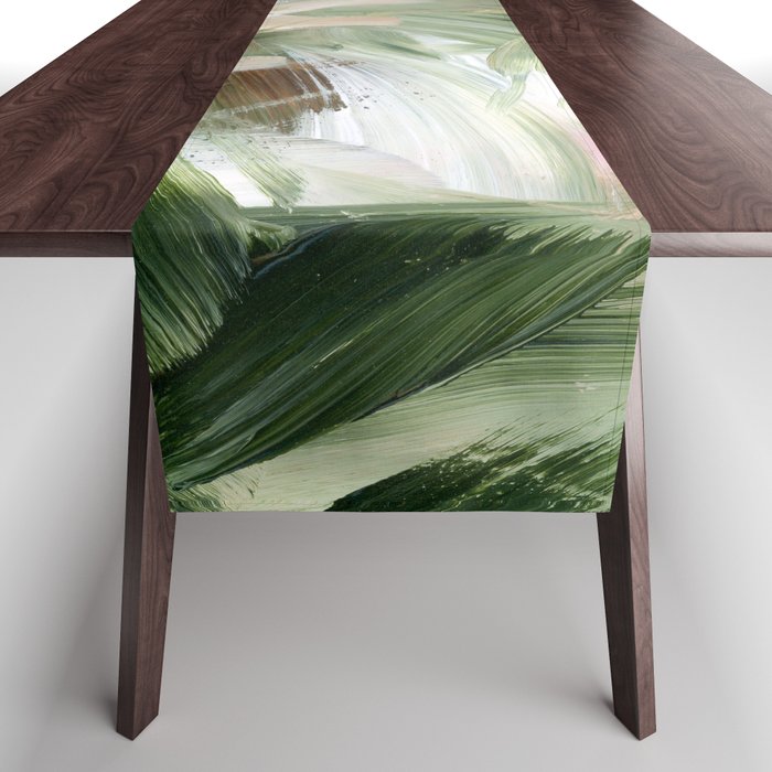 Sage green and beige vol.4.1 Table Runner Gallery Image 1